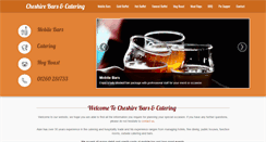 Desktop Screenshot of cheshirebarsandcatering.co.uk